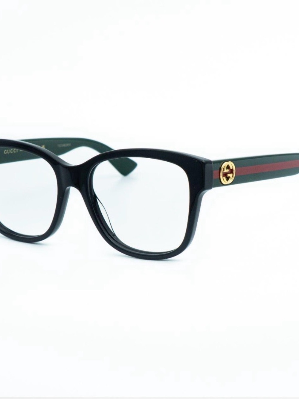 Black Gucci Frame with Red & Green Design